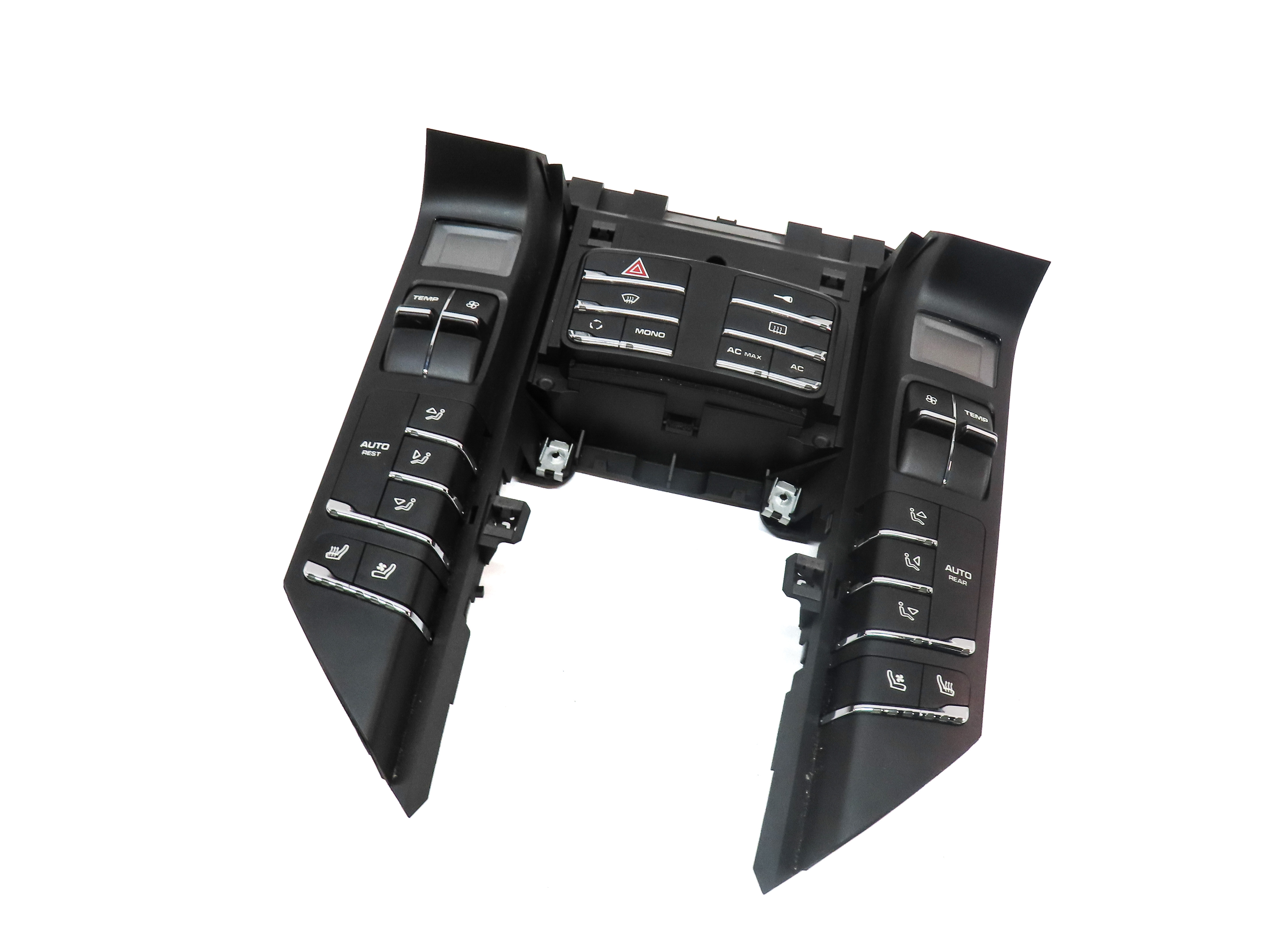 11-18 PORSCHE CAYENNE (958) FRONT HEATER A/C TEMPERATURE CONTROL (VENTED SEAT) — exact item pictured